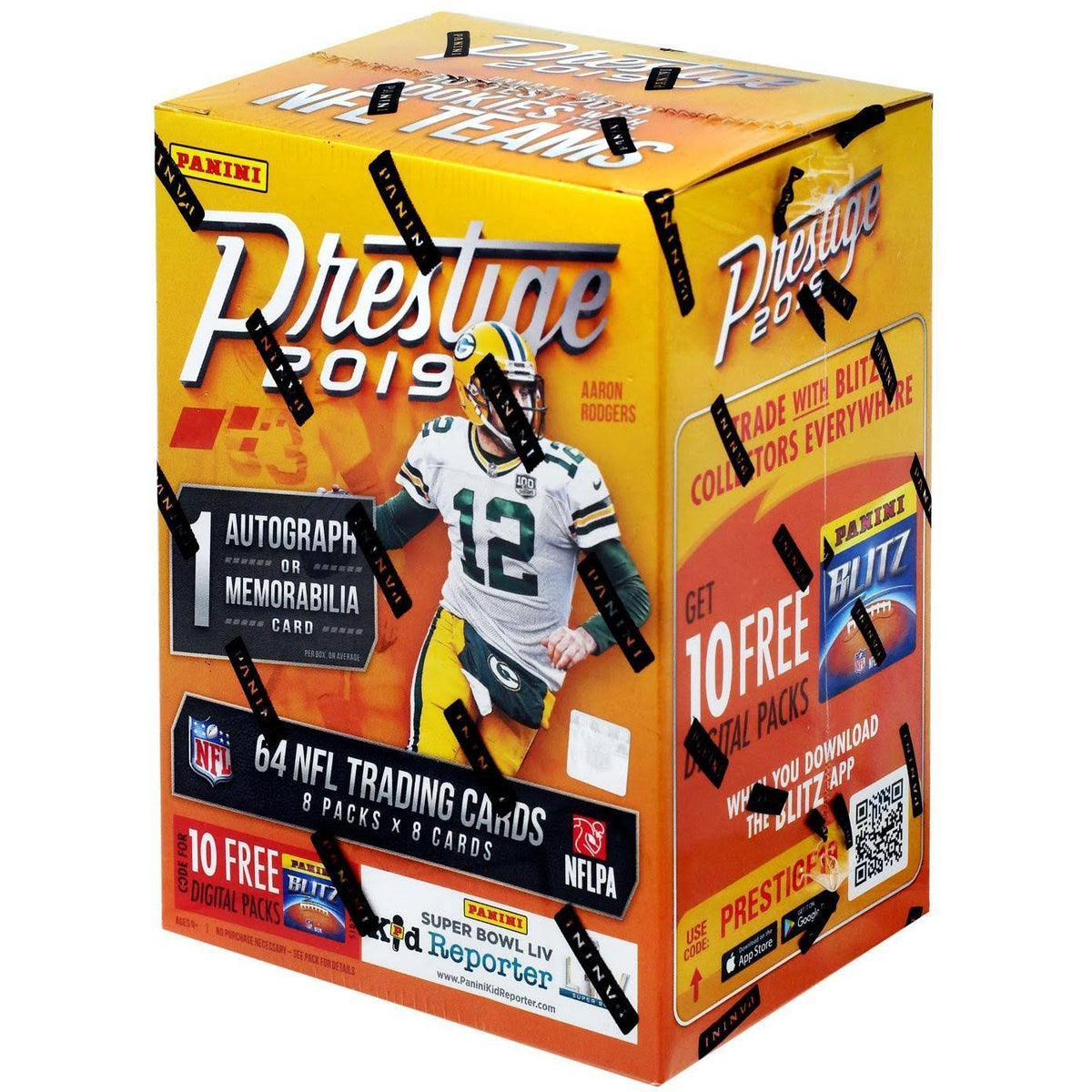 2019 Panini Prestige Football Trading Card Blaster Box [8 Packs] L865