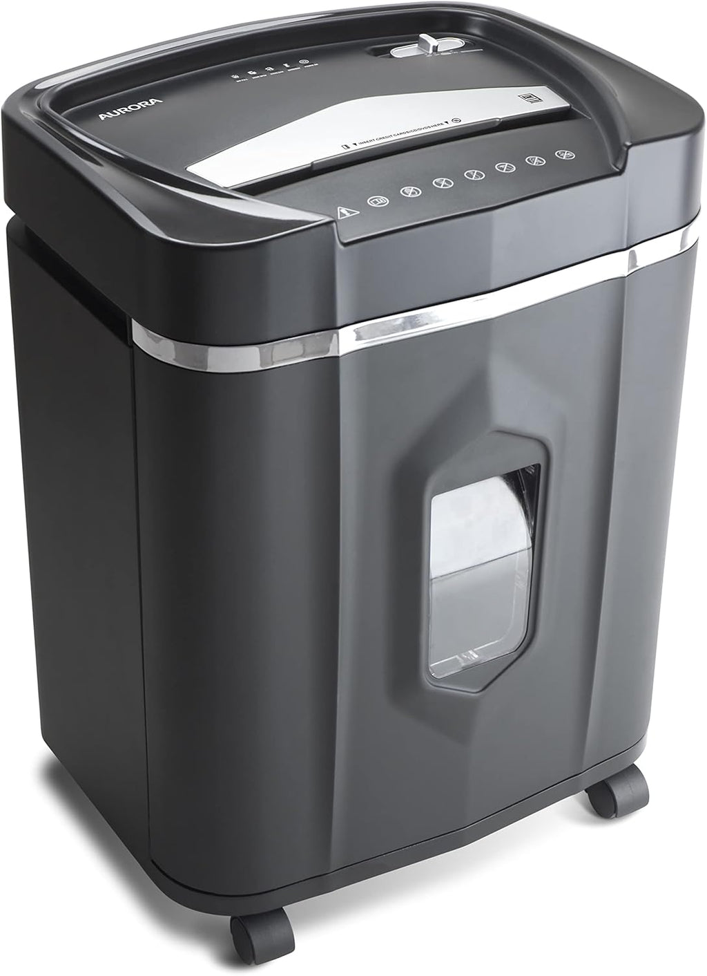 10-Sheet High Security Micro-Cut Paper and Credit Card Shredder, White V906