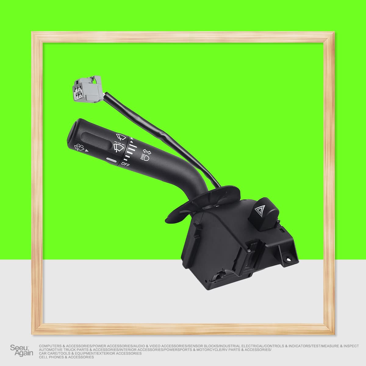 Headlight Turn Signal Wiper Dimmer Combination Lever Switch Pack of 2 L626