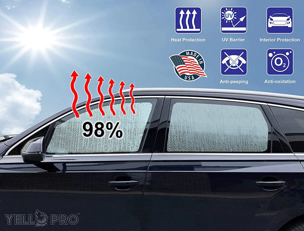 Front Side Window Sunshades Set of 2 A421368