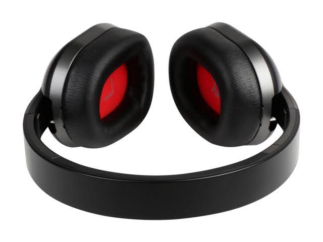 Black Wireless Touch Interface Headphones with Microphone F9942