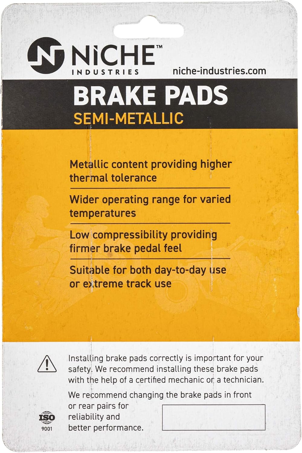 Brake Pad Set Semi-Metallic Pack of 2 Q172