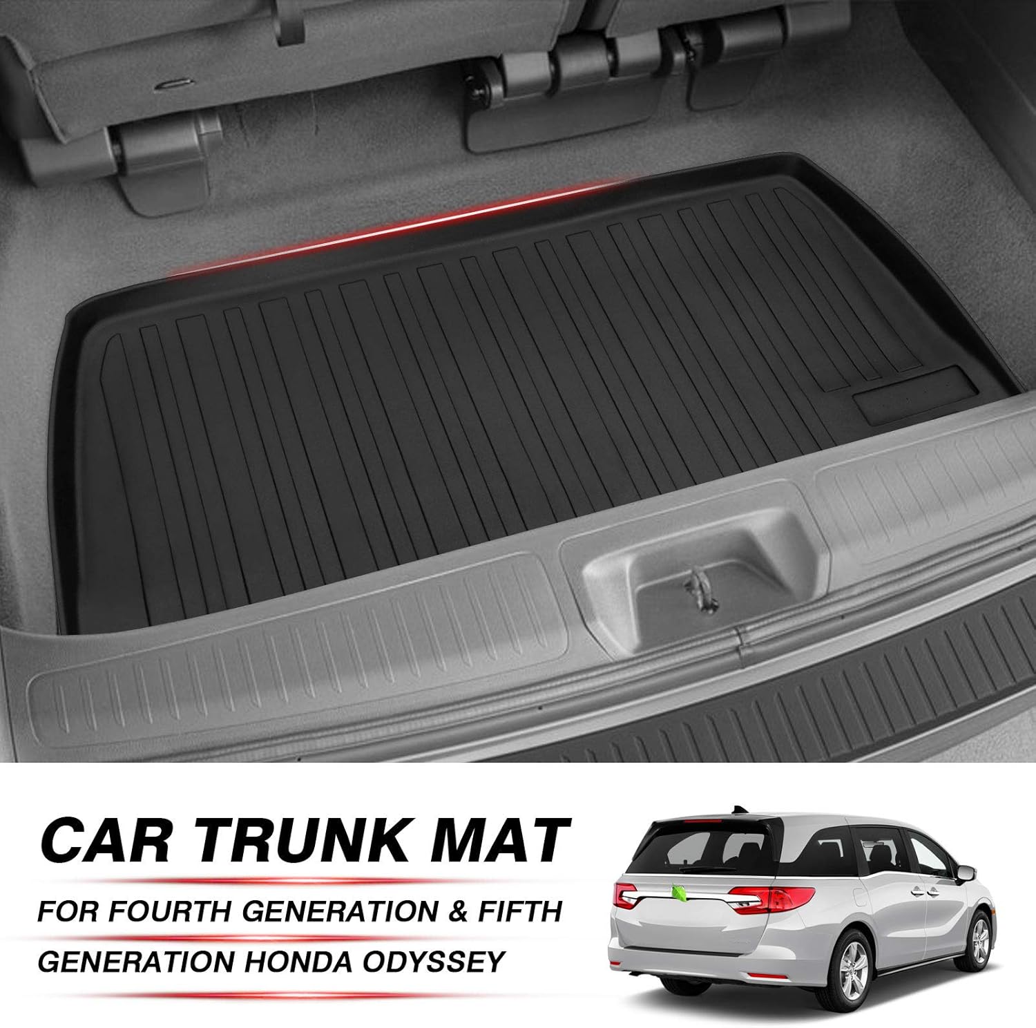Custom Fit Cargo Trunk Liner Floor Mat Pack of 2 J913619