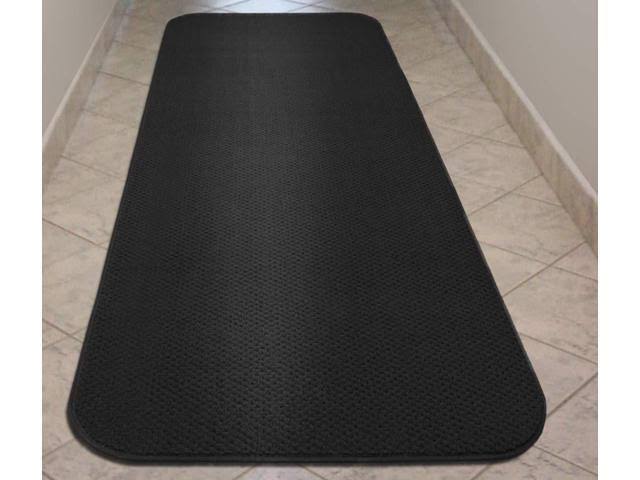 Skid-Resistant Carpet Runner - Black - 8 ft. x 48 in. G5073