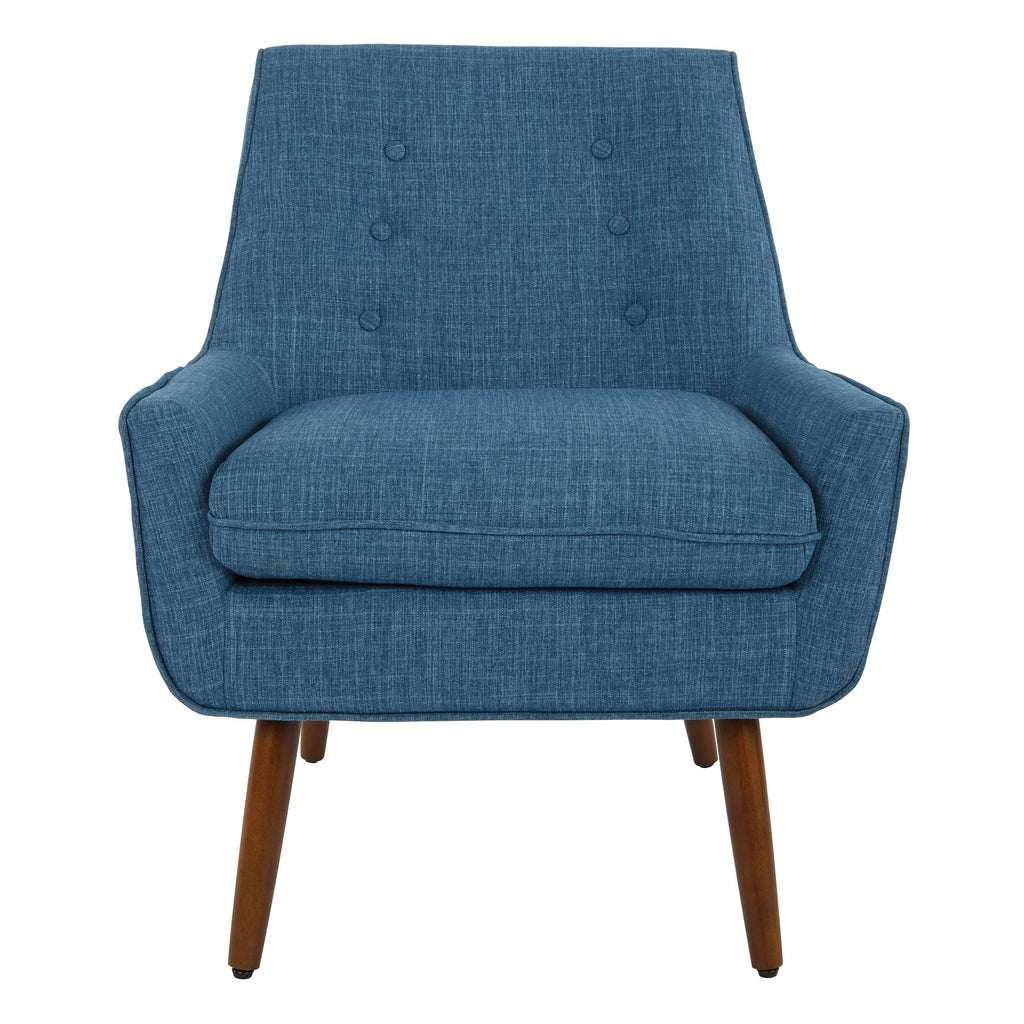 Blue Tufted Arm Chair D104380