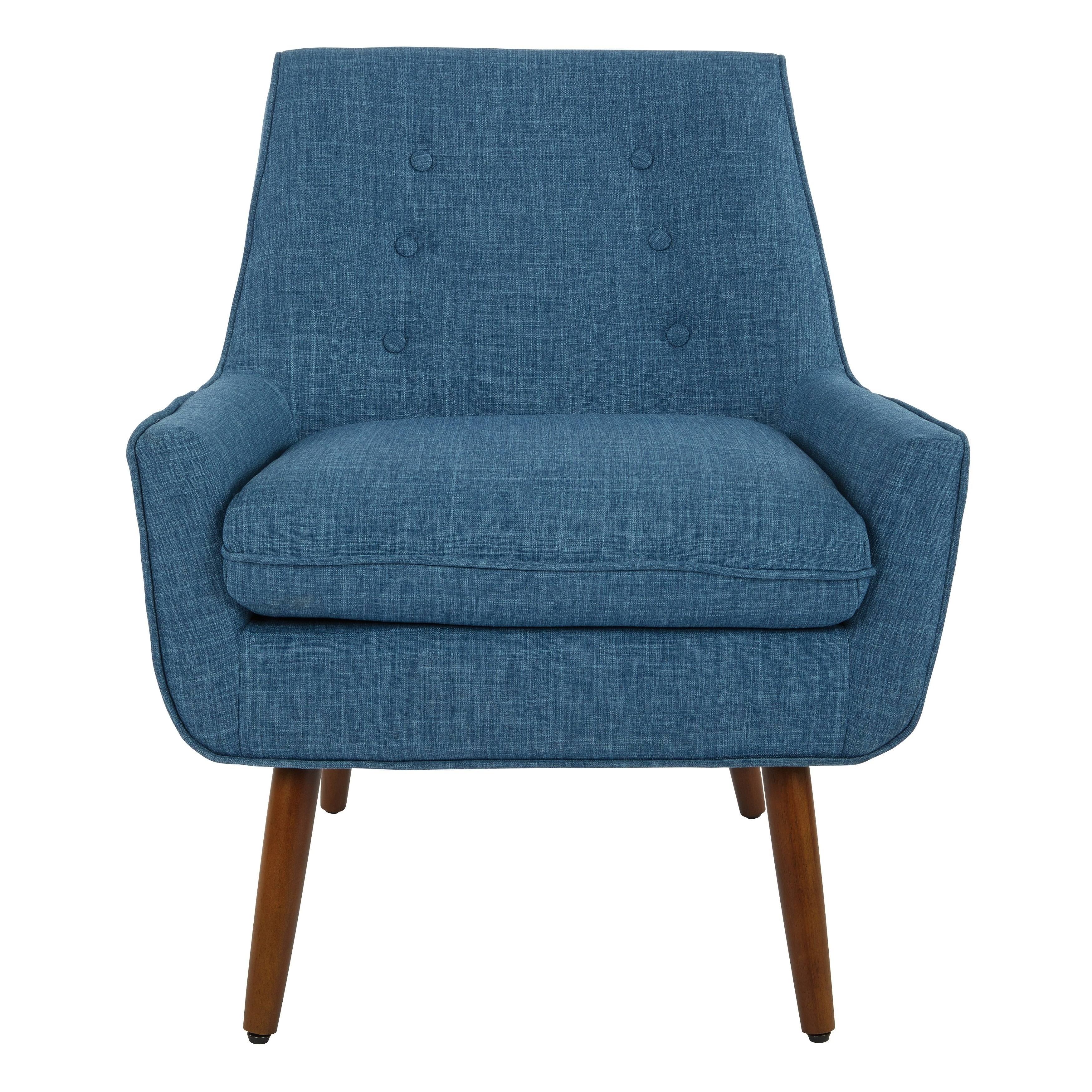 Blue Tufted Arm Chair D104380
