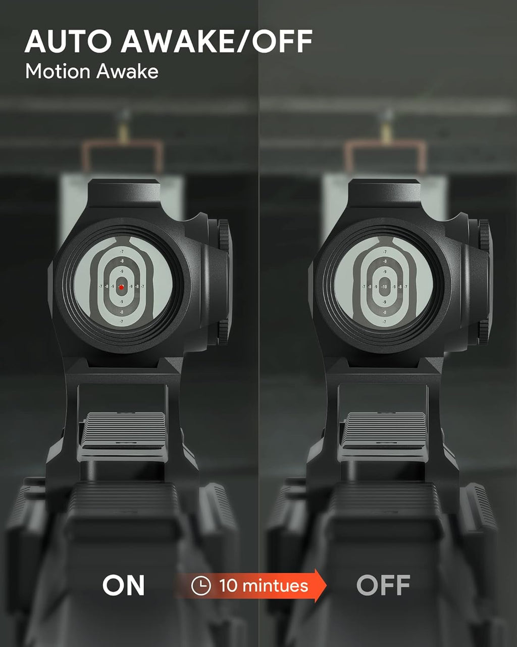 Red Dot Sight, 1x21mm 2 MOA Red Dot Scope with Absolute Co-Witness Riser V74574