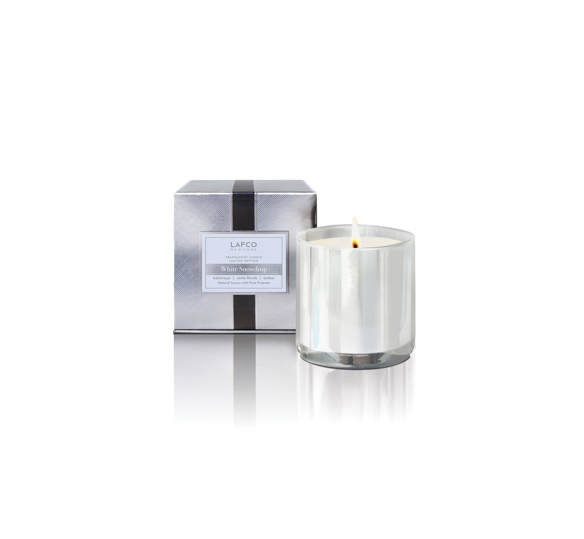 White Snowdrop Candle 6.5 oz F42193