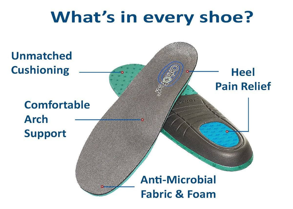 White OrthoFeet Shoes Y56911
