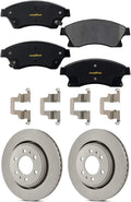 Front Brake Pads and Front Brake Rotor (2 Pack) B65906