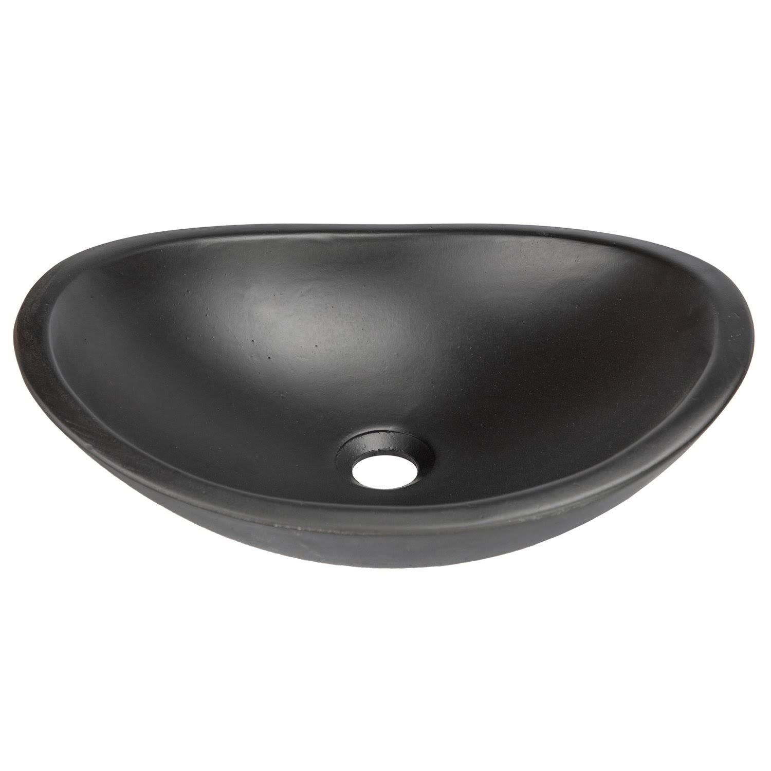 Cream Concrete Vessel Sink B76665