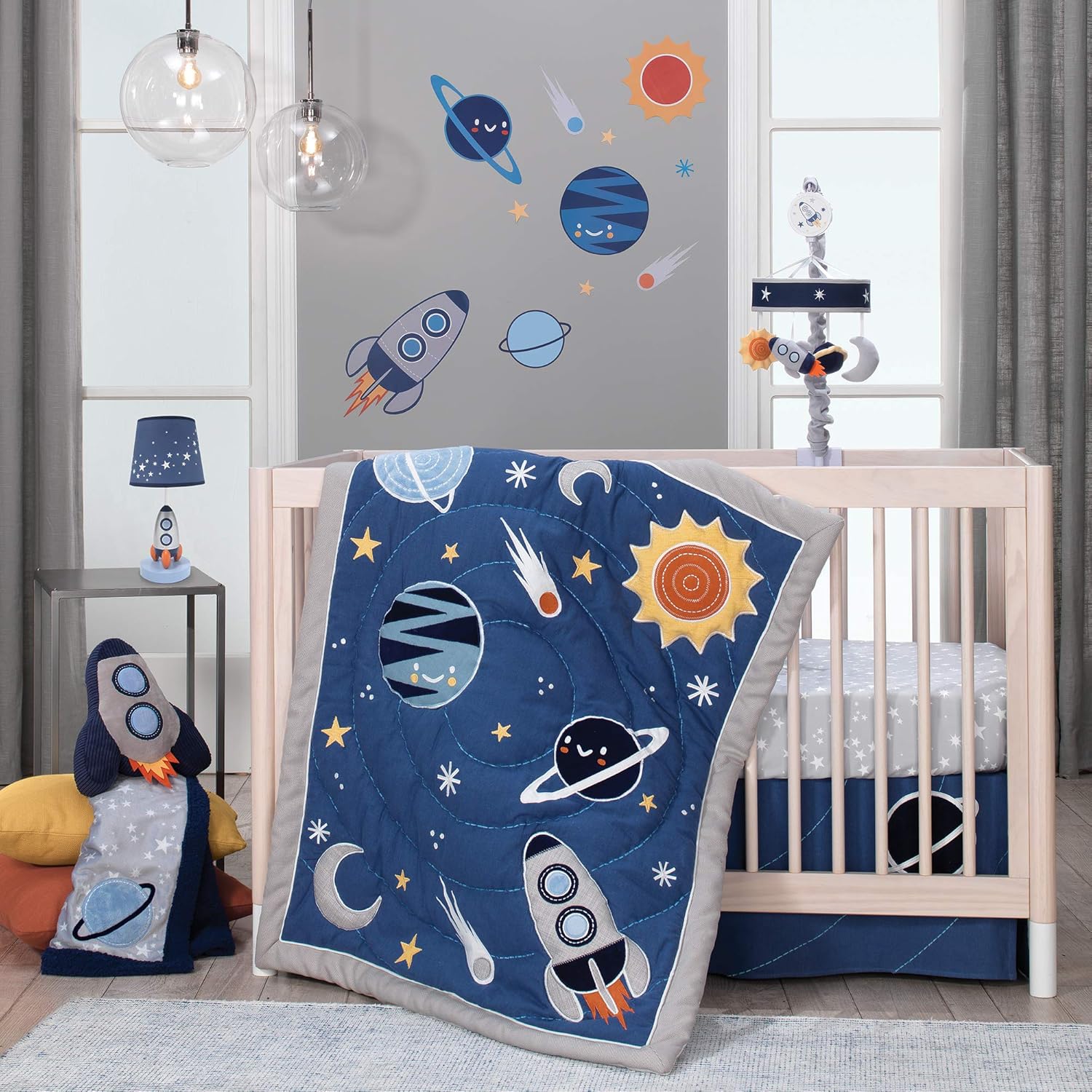 Musical Baby Crib Mobile Space Theme Pack of 2 R14055