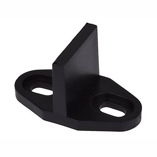 5-16ft Single Wood Sliding Barn Door Hardware Kit Black Carbon Steel N43508