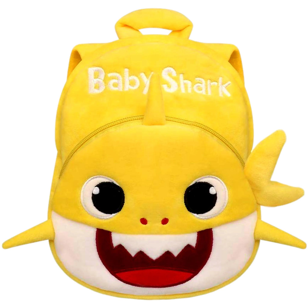 Yellow Baby Shark Plush Toddler Backpack Play Set E59703