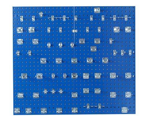 Blue Steel Square Hole Pegboard Y226538
