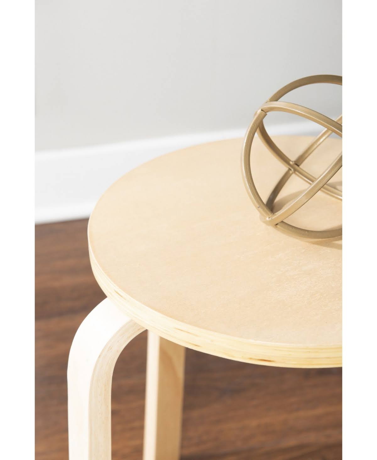 Natural Bentwood Stools, Set of 4 U664486