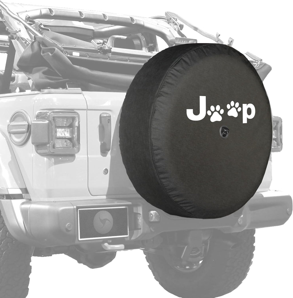 32" Soft Tire Cover for Jeep Wrangler JL with Back-up Camera Pack of 2 T211685
