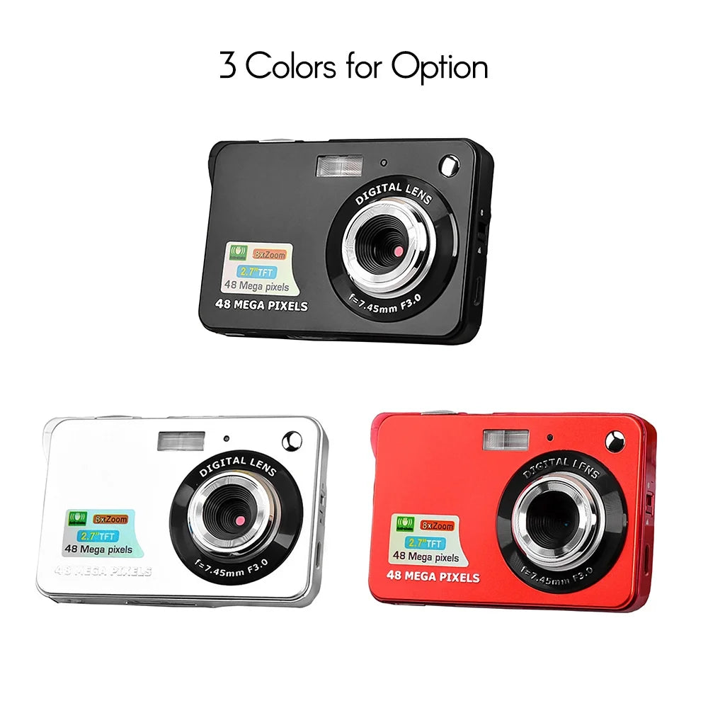 Digital Camera 18mp 2.7 Inch Lcd Screen 8x With Battery Pocket Camera H40089
