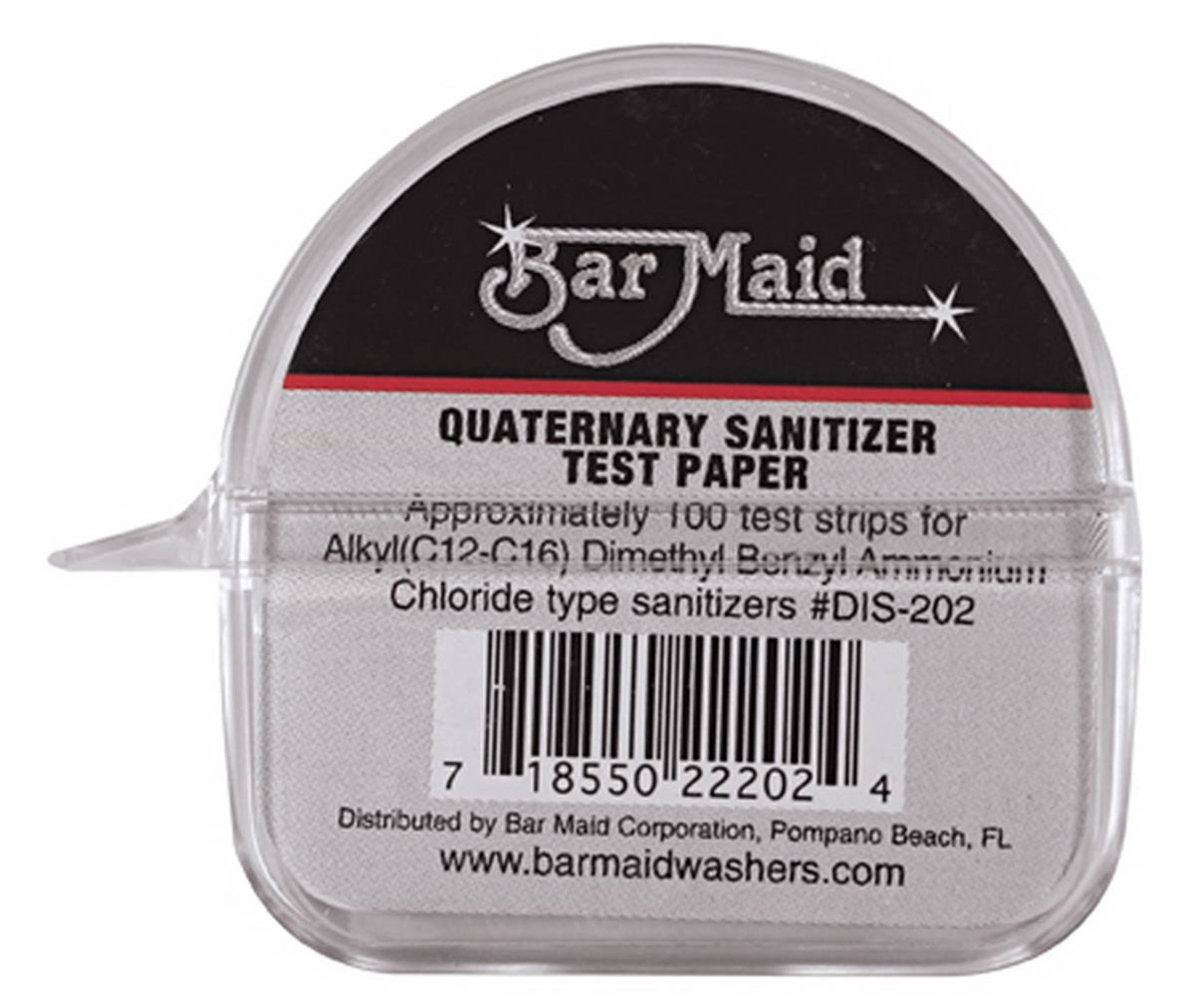 Quaternary Sanitizer Test Strips D5417