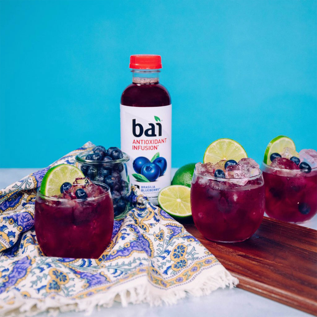Gluten-Free Brasilia Blueberry Antioxidant Drink, 18 Fl Oz, 12 Pack Bottles I983085