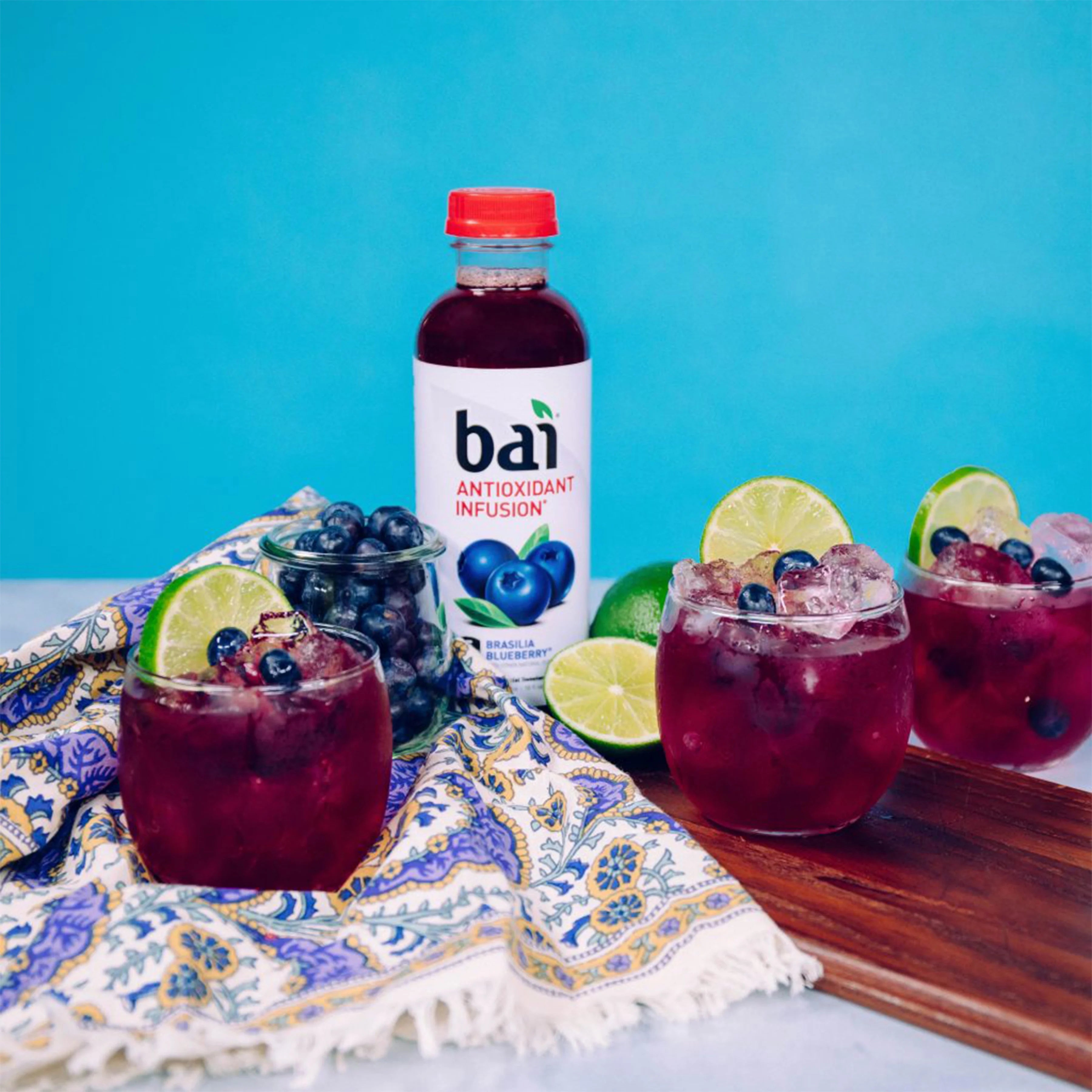 Gluten-Free Brasilia Blueberry Antioxidant Drink, 18 Fl Oz, 12 Pack Bottles I983085