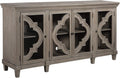 Vintage White Accent Cabinet R96378