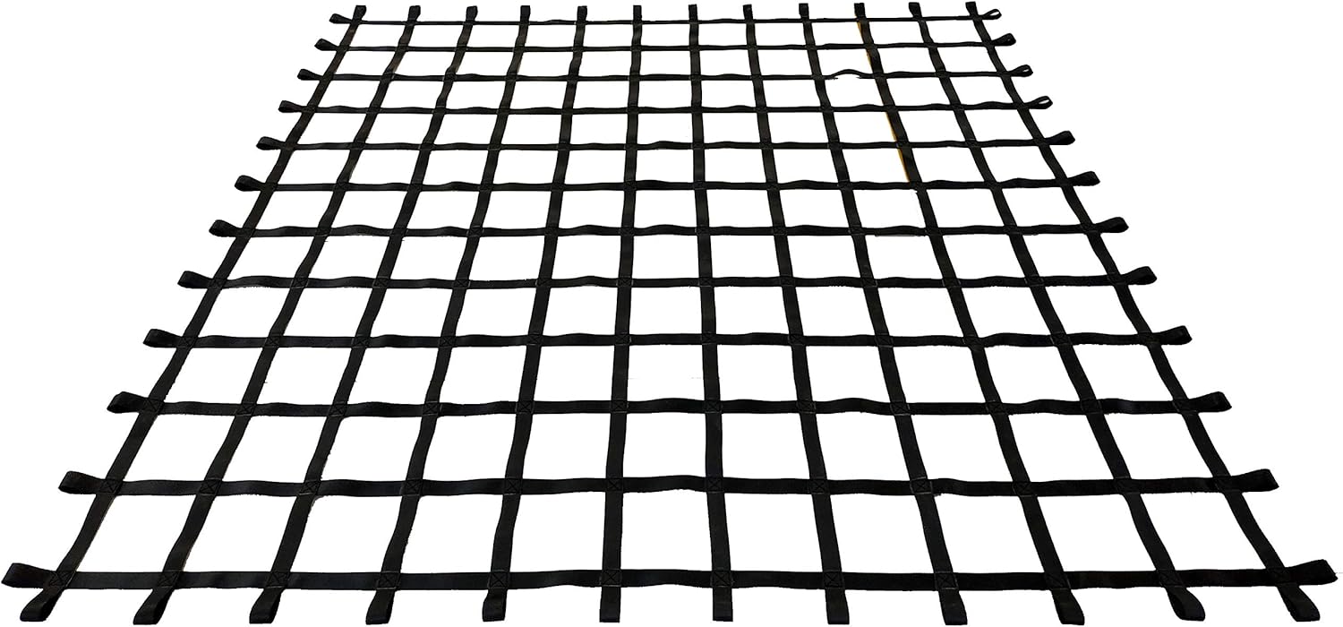 10 ft x 10 ft Black Heavy Duty Climbing Cargo Net N4209