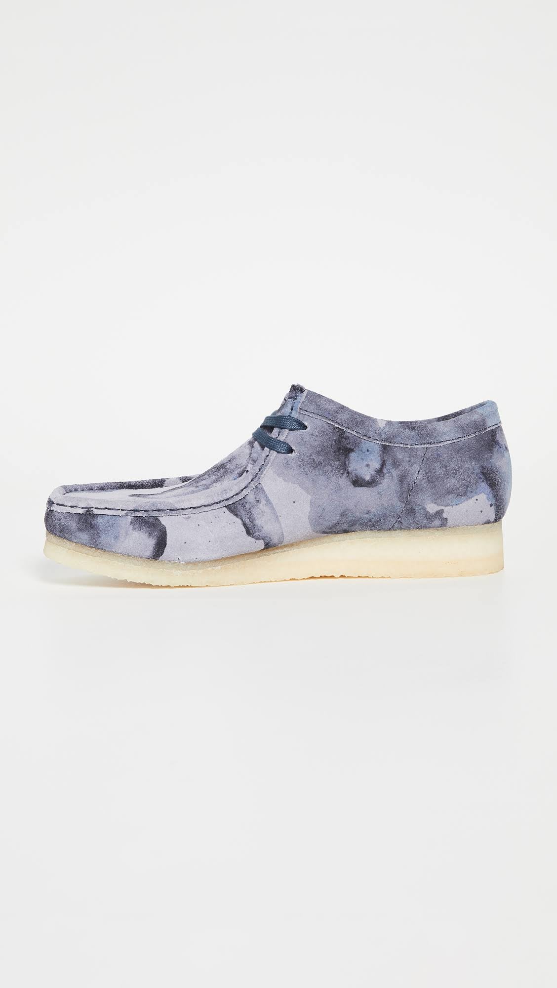 Blue Camo Wallabee Shoes I592
