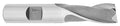 HSS 2 Flute Single End Mill 1-1/8x22 x 3/4x22 E3765