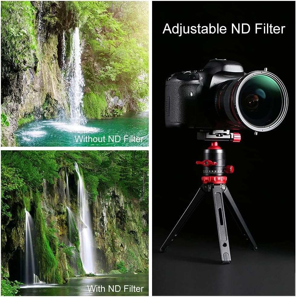 67mm Variable ND2-ND32 ND Filter and CPL Circular Polarizing Filter 2 in 1 A8964