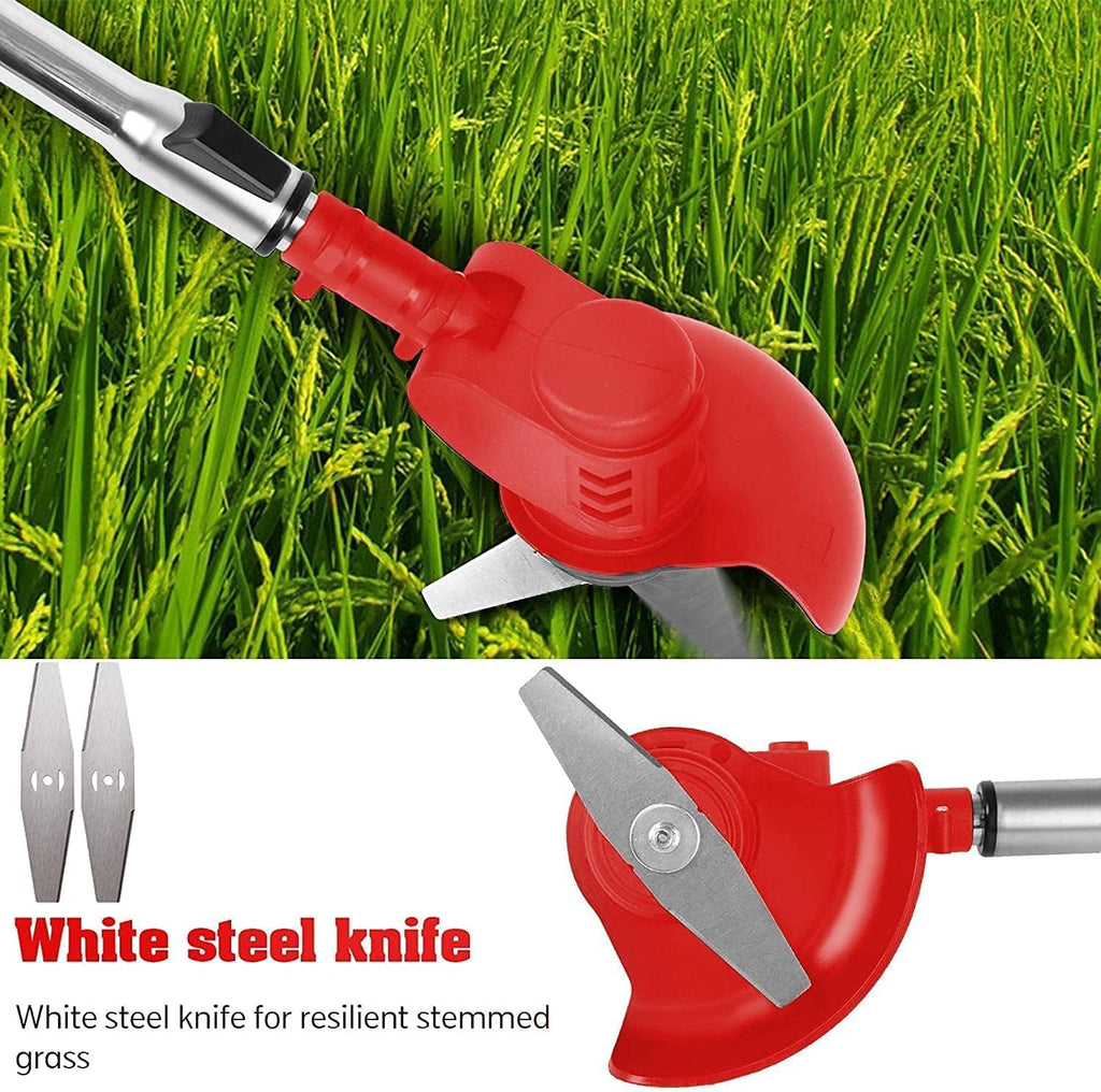 Cordless Grass Trimmer Weed Cutter Kit with 2.0 Ah Battery & Fast Charger 12 V Pack of 2 K496