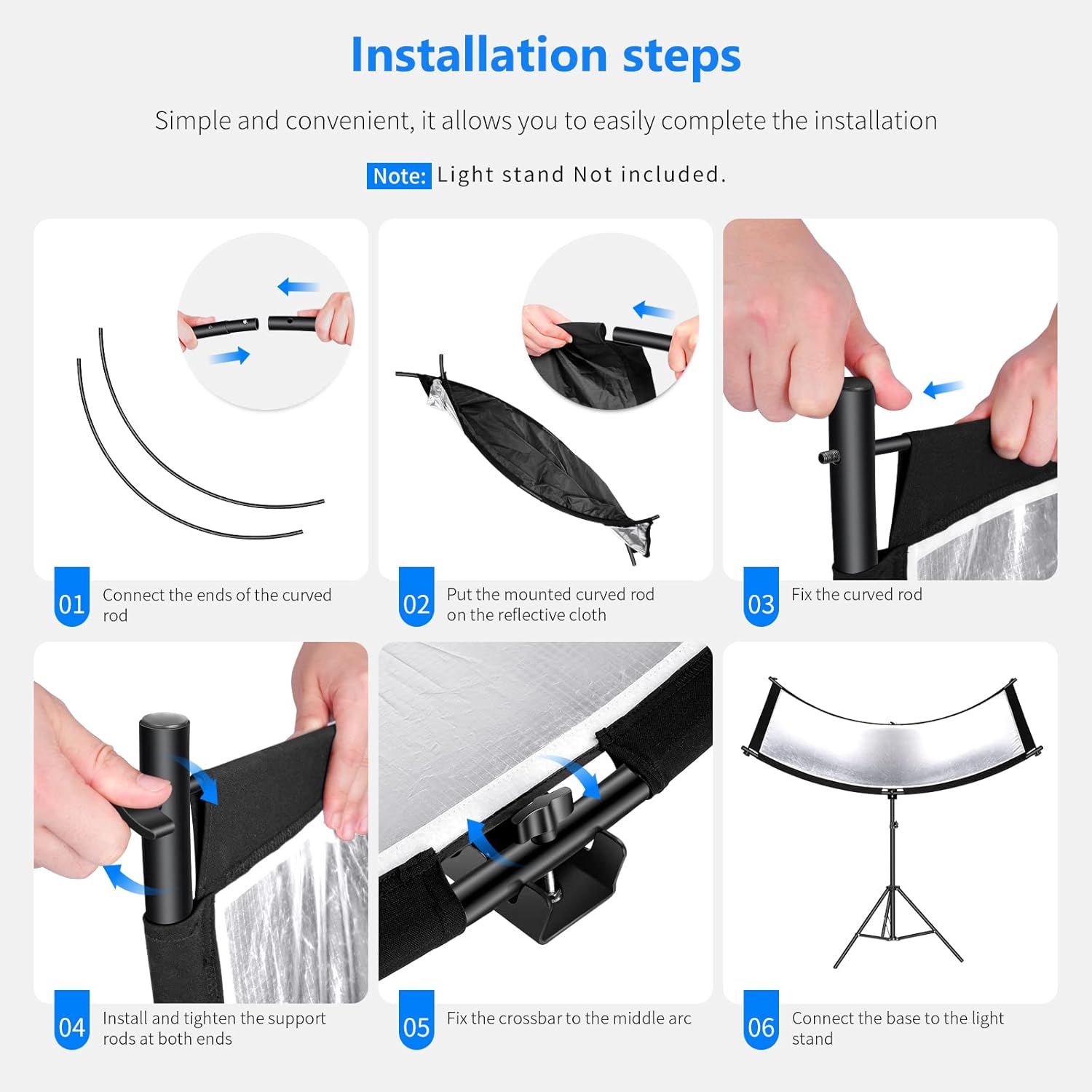 66”×24” Photography Curved Lighting Reflector E142116