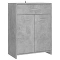 Concrete Gray Chipboard Bathroom Cabinet O659