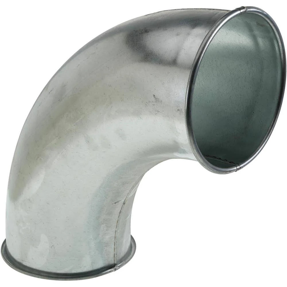 7 inch 90 Deg Industrial Dust Collection Long Radius Elbow Q689241