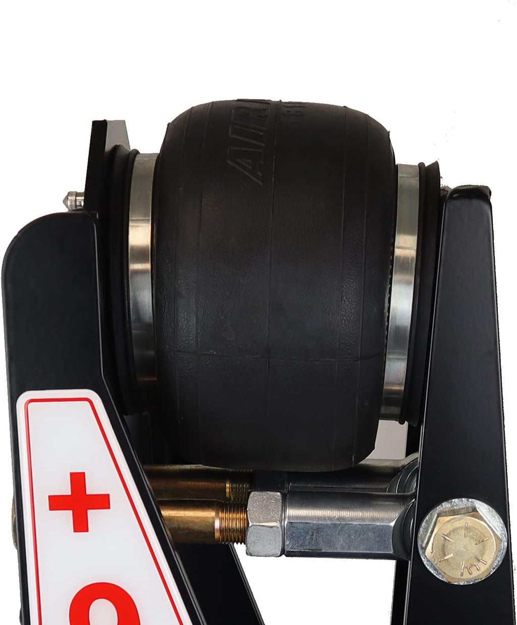 Gooseneck Air Hitch & Coupler, Square 4" Straight Pin 30K Coupler 9" Offset A143395