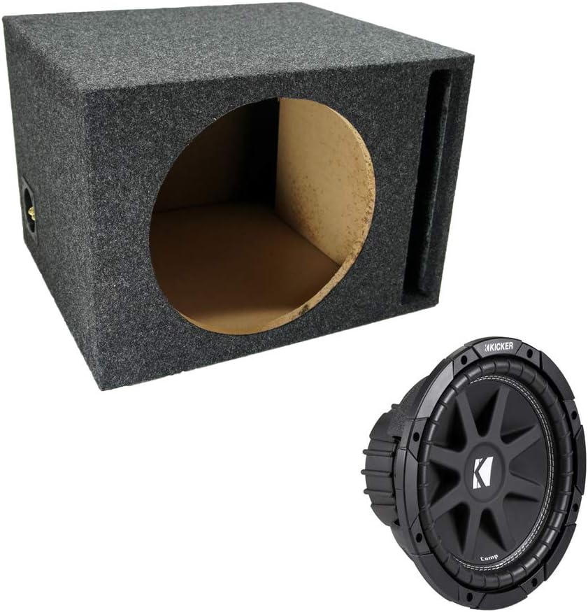 Single 12" 150W RMS Subwoofer Loaded Sub Box Enclosure S13747