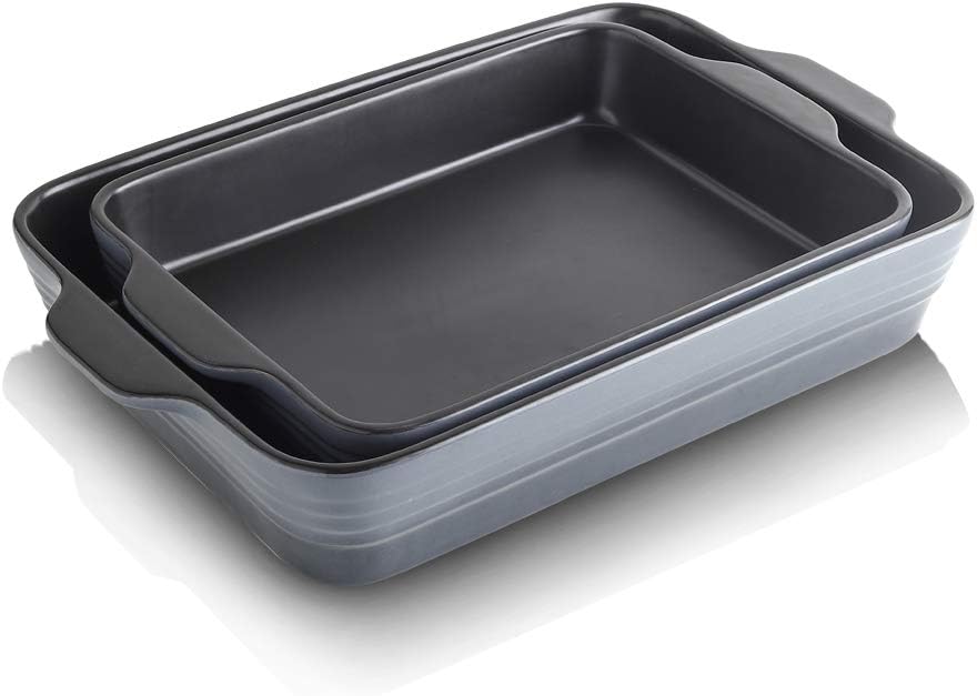 Ceramic Bakeware Set, 9 x 13 Inches, 2-Piece Z806162