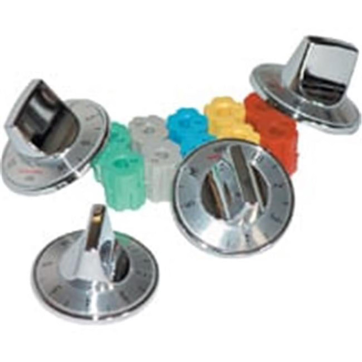 Chrome Electric Range Burner Knob T547