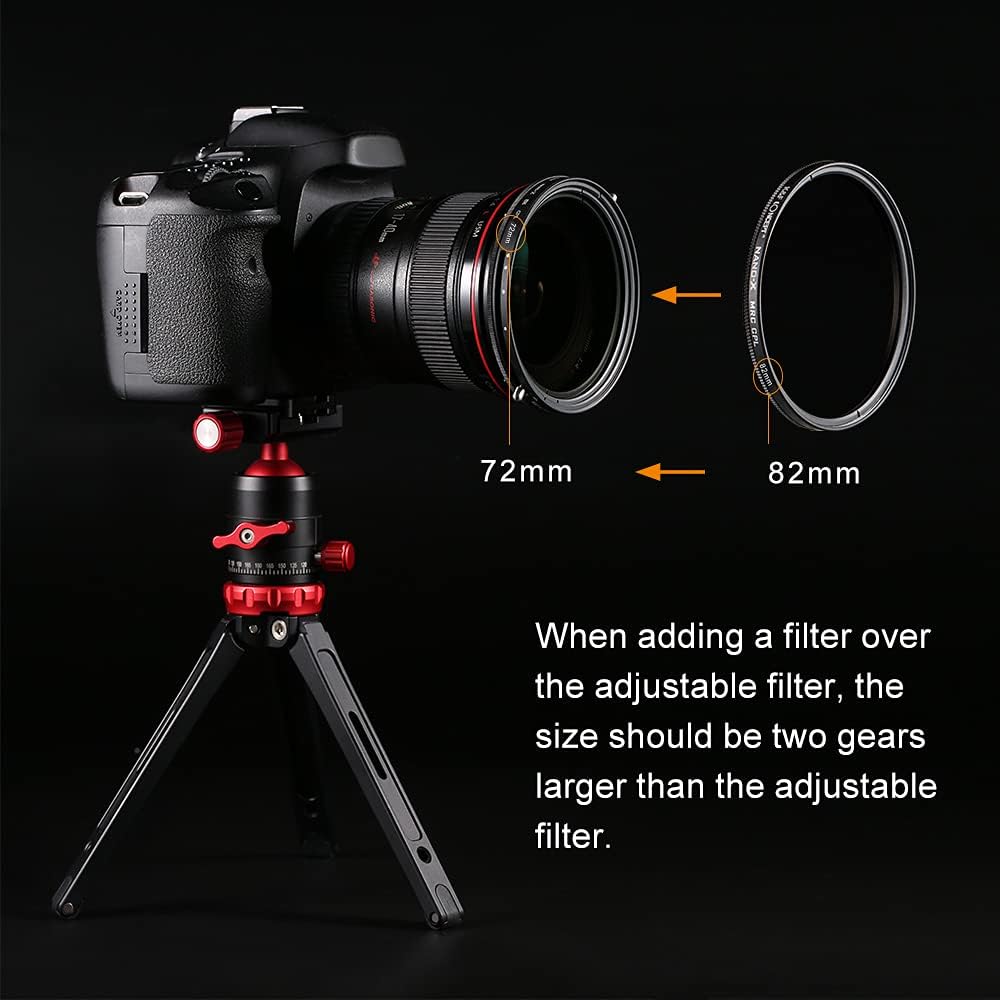 67mm Variable ND2-ND32 ND Filter and CPL Circular Polarizing Filter 2 in 1 A8964
