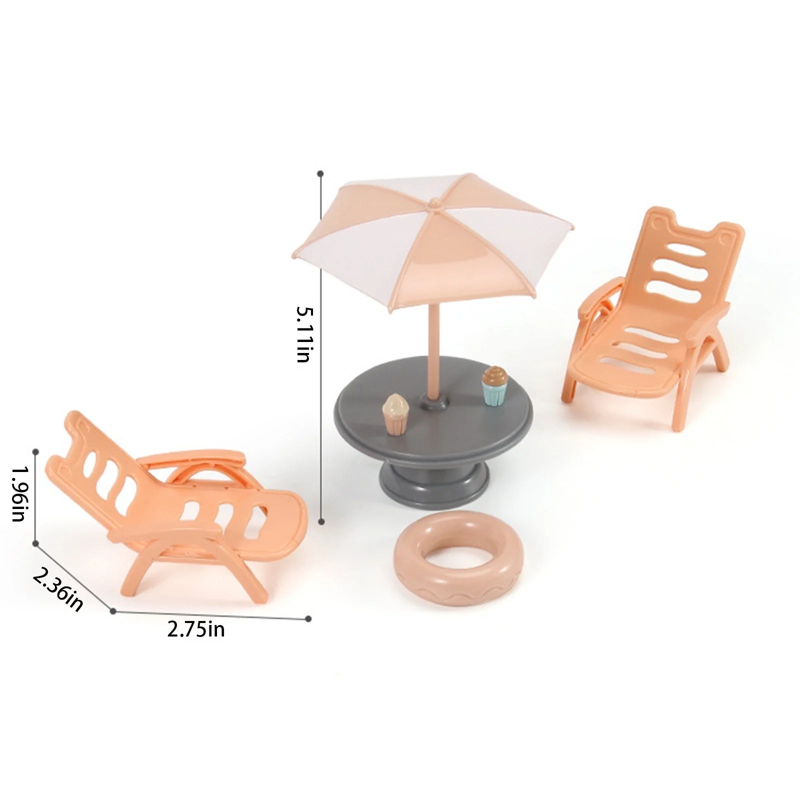 Miniature Dollhouse Furniture Kitchen Play Set E691