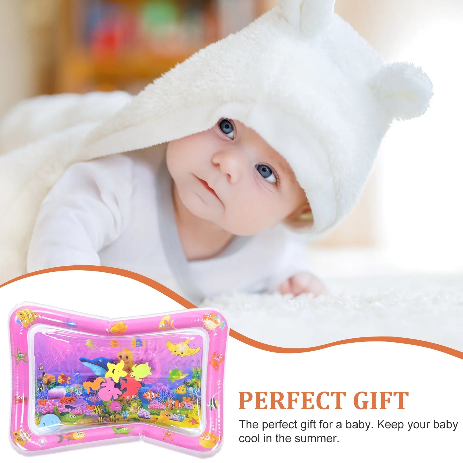 Inflatable Water Splash Play Mat Baby Crawling Pads O958711