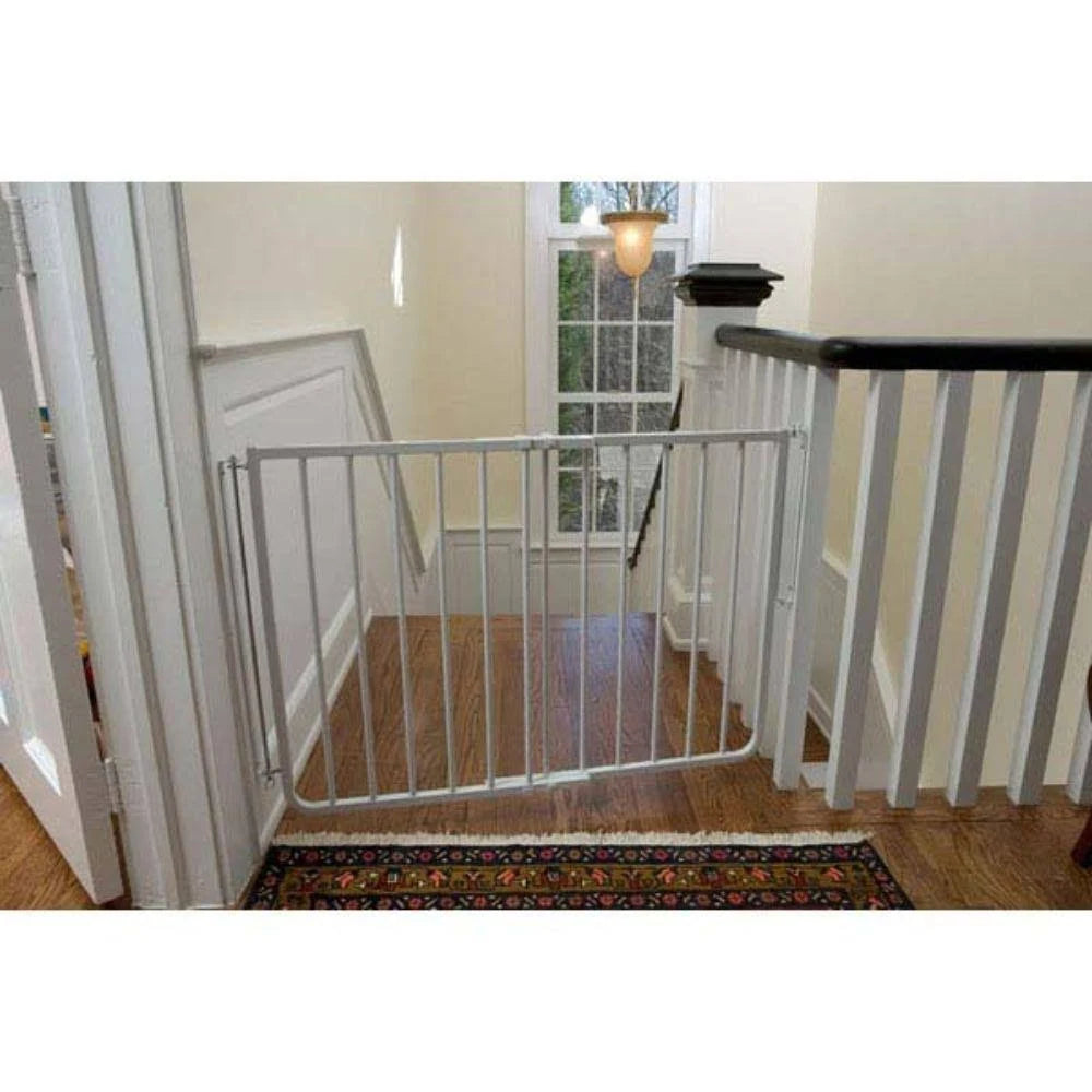 White Stairway Pet Gate T54766