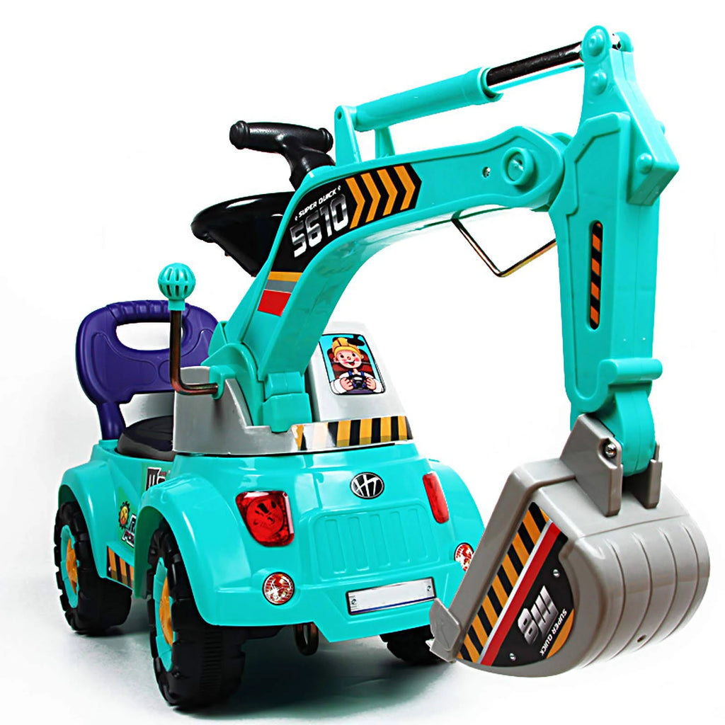 Blue Digger Scooter Ride-On Excavator B83809