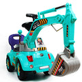 Blue Digger Scooter Ride-On Excavator B83809