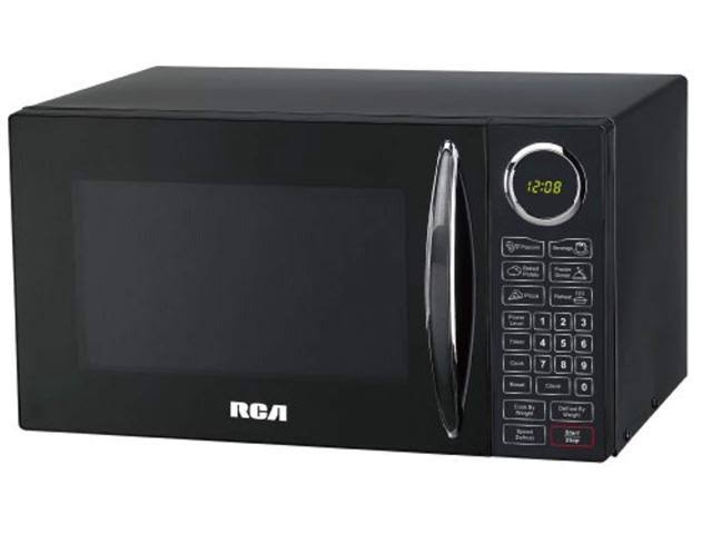 0.9 Cubic Feet Black Microwave Oven S6372