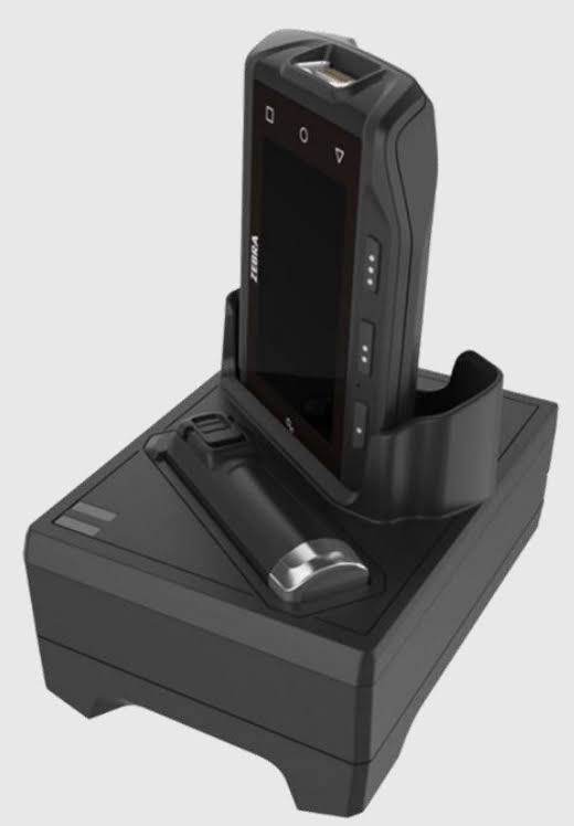 Single Slot Cradle with Spare Battery Charger for Zebra WT6000 R348