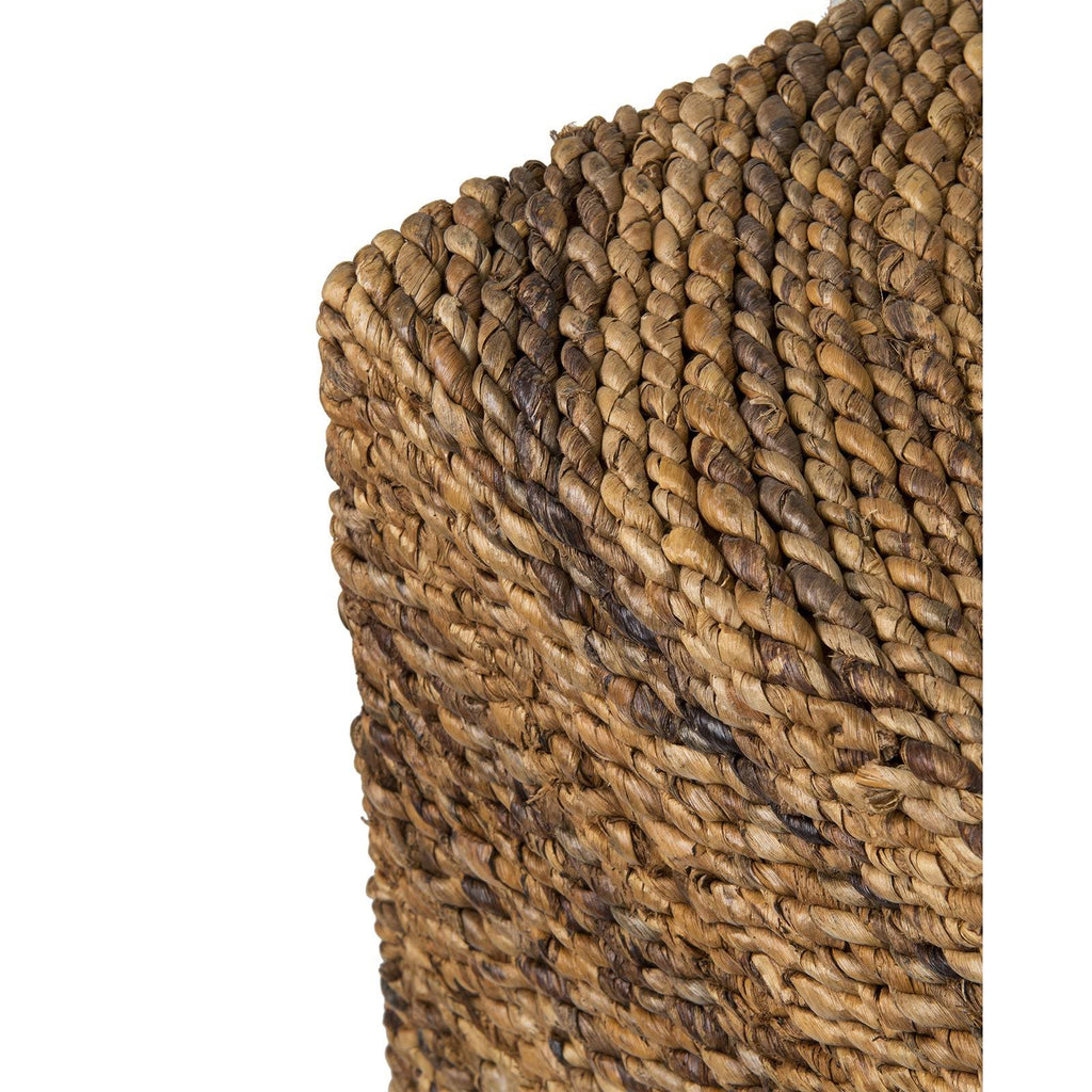 Brown Abaca Square Accent Table L6290