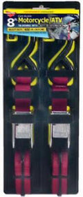 Black Tie Down Strap 1 in. W X 8 ft. L 400 lb Q80998