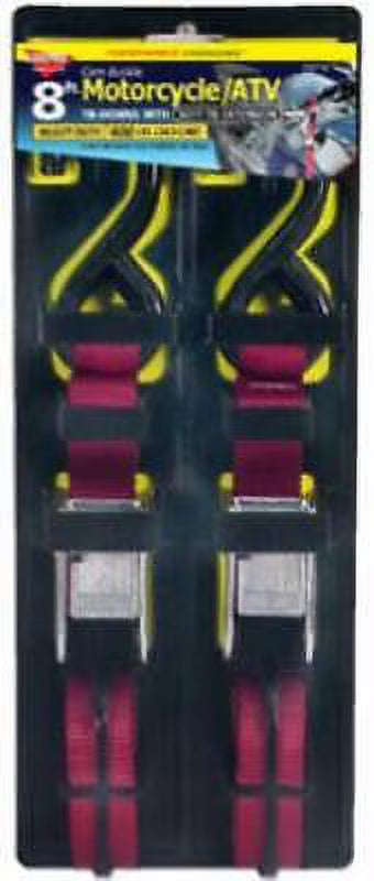 Black Tie Down Strap 1 in. W X 8 ft. L 400 lb Q80998