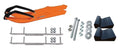 Orange Snowmobile Skis with 6" Shaper Bars Complete Kit F815516